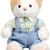 Классическая игрушка Milo Toys Little Friend Котик в голубом комбинезоне 9905650