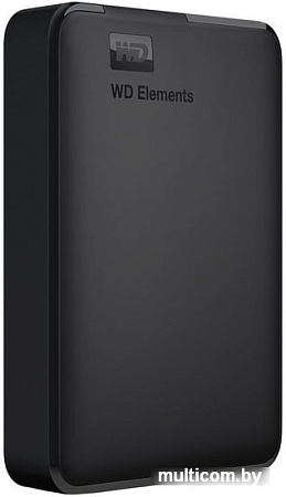 Внешний накопитель WD Elements Portable 4TB WDBW8U0040BBK