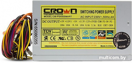 Блок питания CrownMicro CM-PS450 Smart 450W