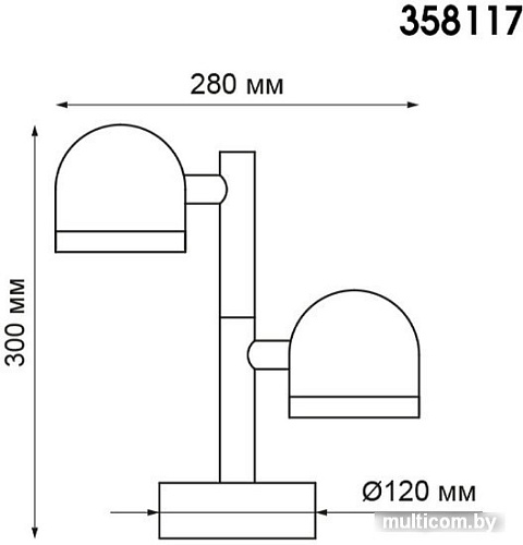 Фонарный столб Novotech Galeati 358117
