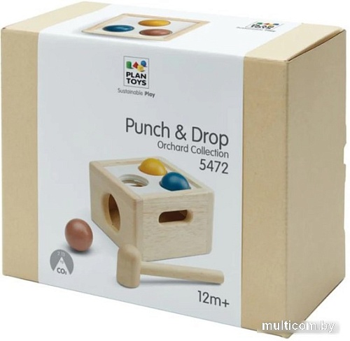 Развивающая игрушка Plan Toys Забивалка Молоток и шары 5472