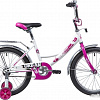 Детский велосипед Novatrack Urban 18 2019 183URBAN.WT9 (белый/сиреневый)