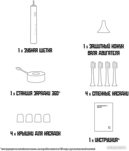 Xiaomi Electric Toothbrush T302 MES608 (китайская версия, темно-синий)