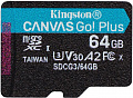 Карта памяти Kingston Canvas Go! Plus microSDXC 64GB