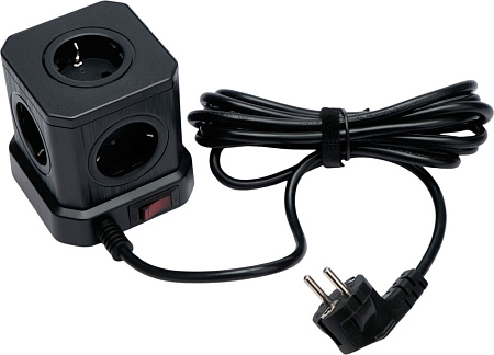 Сетевой фильтр Cablexpert TWR-5-U4-B-3