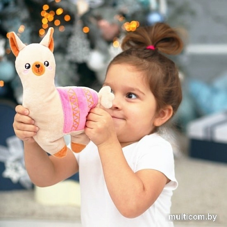Игрушка-грелка Мякиши Разогрелка Лама с вишневыми косточками