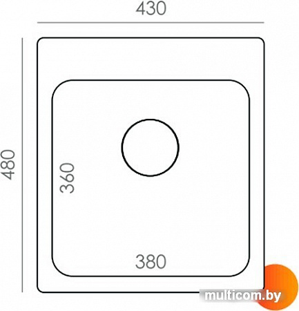 Кухонная мойка Quartz Bond 430 (туман)