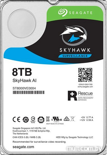 Жесткий диск Seagate SkyHawk AI 8TB ST8000VE0004