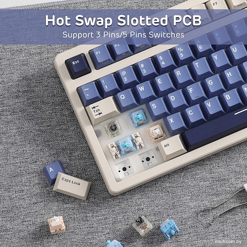 Клавиатура Royal Kludge S85 Horizon Blue (RK Cloud)