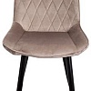 Стул AksHome Nika (бежевый велюр HLR-08/черный)