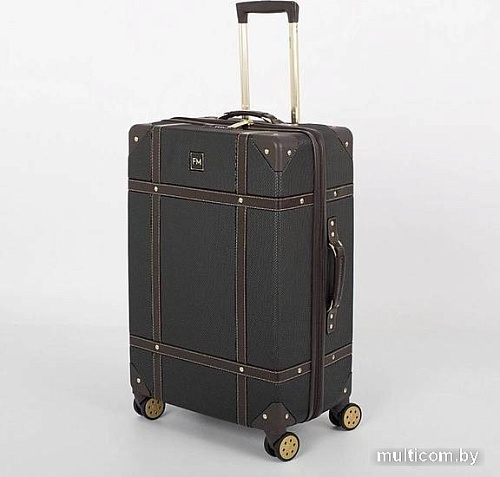 Чемодан-спиннер Francesco Molinary 336-0193/3-24 (черный)