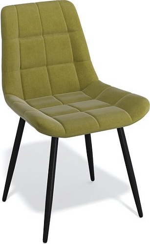 Стул Kenner 154 KS (черный/микровелюр оливковый)