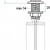 Дозатор для жидкого мыла ZorG ZR-20 кварц