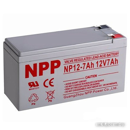 Аккумулятор для ИБП NPP NP12-7Ah (F2)