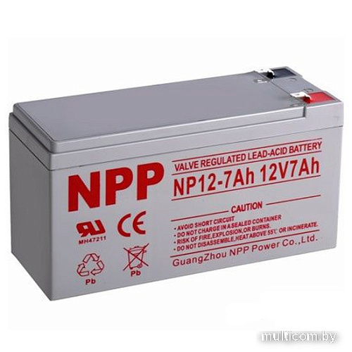 Аккумулятор для ИБП NPP NP12-7Ah (F2)