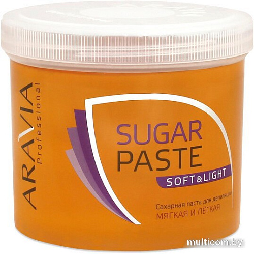 Паста Aravia для шугаринга Professional Мягкая и легкая сахарная (1.5 кг)