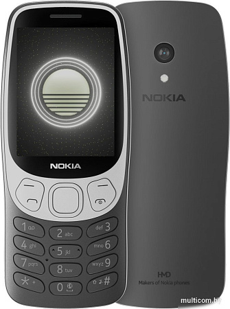 Кнопочный телефон Nokia 3210 4G (2024) Dual SIM TA-1618 (черный)