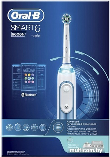 Электрическая зубная щетка Braun Oral-B Smart 6 6000N D700.525.5XP