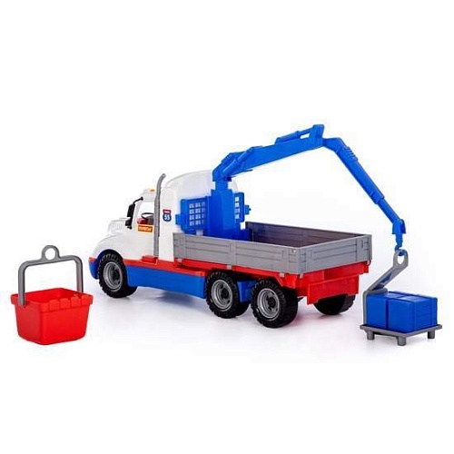 Автомобиль с краном Полесье Майк автомобиль-кран с манипулятором 94308