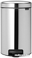 Brabantia Pedal Bin NewIcon с корзиной 12 л (стальной полированный)