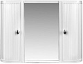 Berossi Шкаф с зеркалом ВК Hilton Premium (снежно-белый)