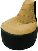 Кресло-мешок Flagman Трон Т1.3-44 (охра/зеленый)