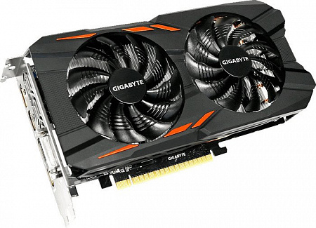 Видеокарта Gigabyte GeForce GTX 1050 Ti Windforce OC 4GB GDDR5 [GV-N105TWF2OC-4GD]