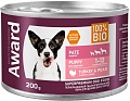Консервированный корм для собак Award Puppy Small Паштет из индейки с грушей 2540317 200 г