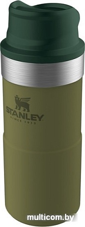 Термокружка Stanley Classic 0.35л One hand 2.0 10-06440-018 (оливковый)
