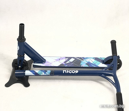 Трюковый самокат Ricos Hurricane ST10A (синий)
