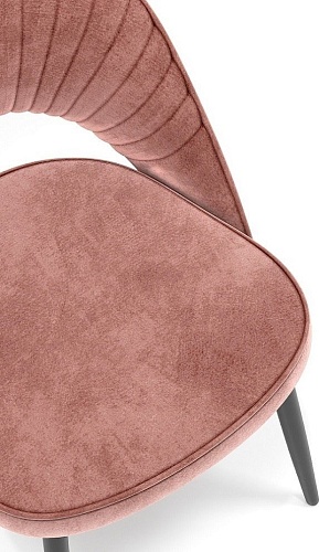 Стул Памир Новара F62 (розовый/черная опора)