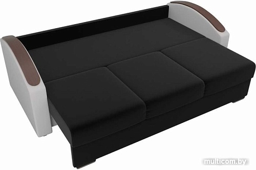 Диван Лига диванов Монако slide 102009 (черный/белый/фиолетовый)