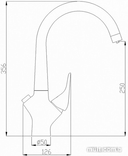 Смеситель ZorG SH 815 BLACK BR
