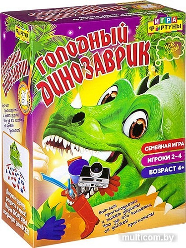 Настольная игра Фортуна Голодный динозаврик Ф72943