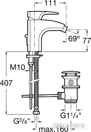 Смеситель Roca Thesis 5A6050C00