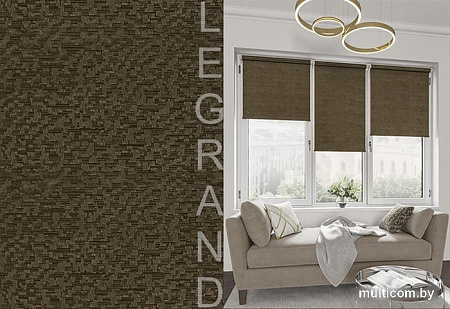 Рулонные шторы Legrand Мозаика 72.5x175 (коричневый)