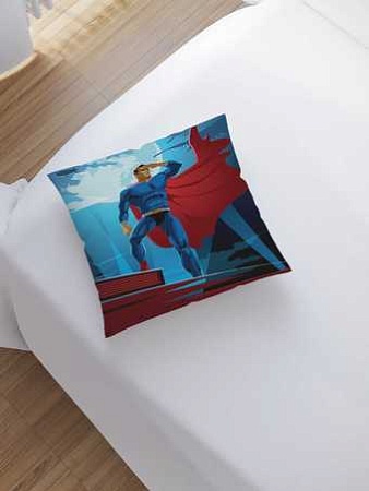 Чехол на подушку JoyArty Супермен в прожекторах sl_23742