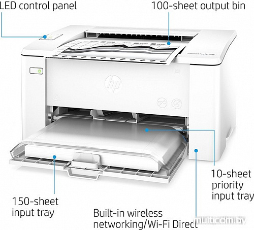 Принтер HP LaserJet Pro M102w [G3Q35A]