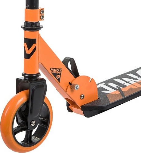 Самокат Novatrack Jungle 145 Pro (черный/оранжевый)