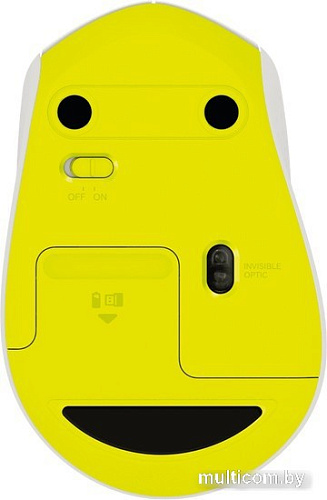 Мышь Logitech M330 Silent Plus (белый/желтый)