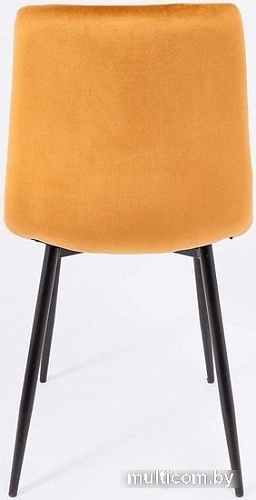 Стул AksHome Dallas 76330 (велюр, горчичный/черный)
