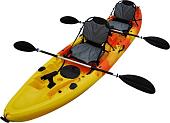 Байдарка BarrakuDA SOT385 (желтый/красный)