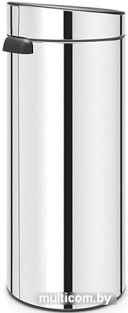 Brabantia Touch Bin New 30 л (стальной полированный)