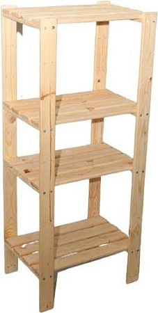 Стеллаж ВудГрупп П4 73.5x41x160