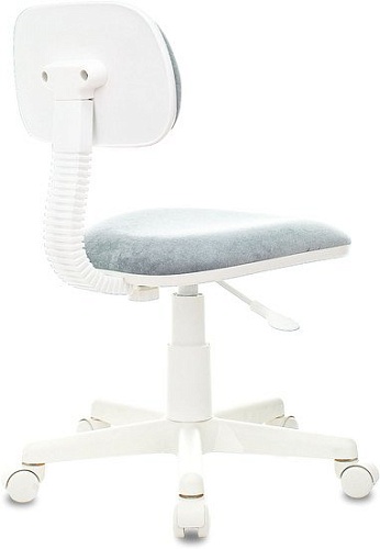 Офисное кресло Бюрократ CH-W201NX (серо-голубой Light-28/пластик белый)