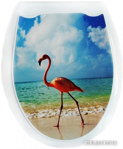 Сиденье для унитаза Europlast Фламинго 104-406-00 (жесткое)