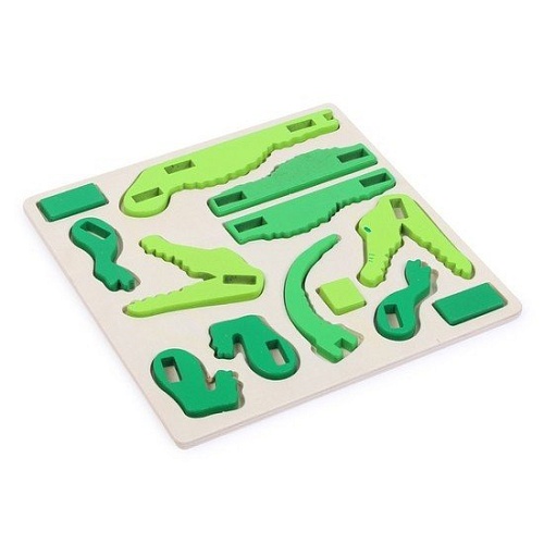 3Д-пазл Лесная мастерская Крокодил 3D 7787458