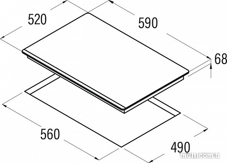 Варочная панель CATA IF 6002 BK
