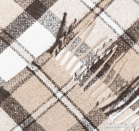 Плед Vladi Palermo 140x200 9010263 (белый/песочный/каст)