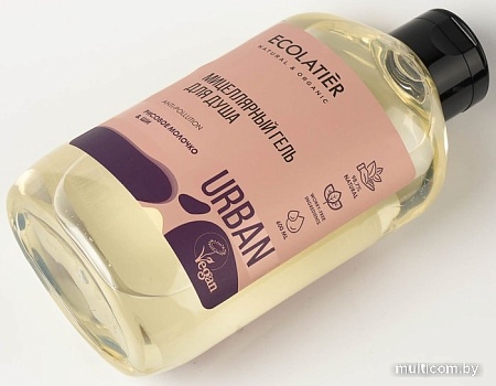 Косметика по уходу за телом Ecolatier Гель для душа мицеллярный Urban рисовое молочко и ши 600 мл